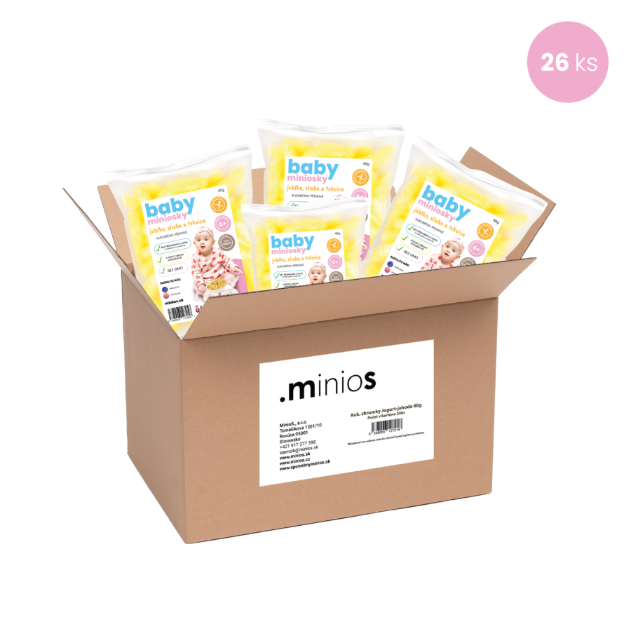 Karton BABY Miniosky Jablko, švestka a tykev